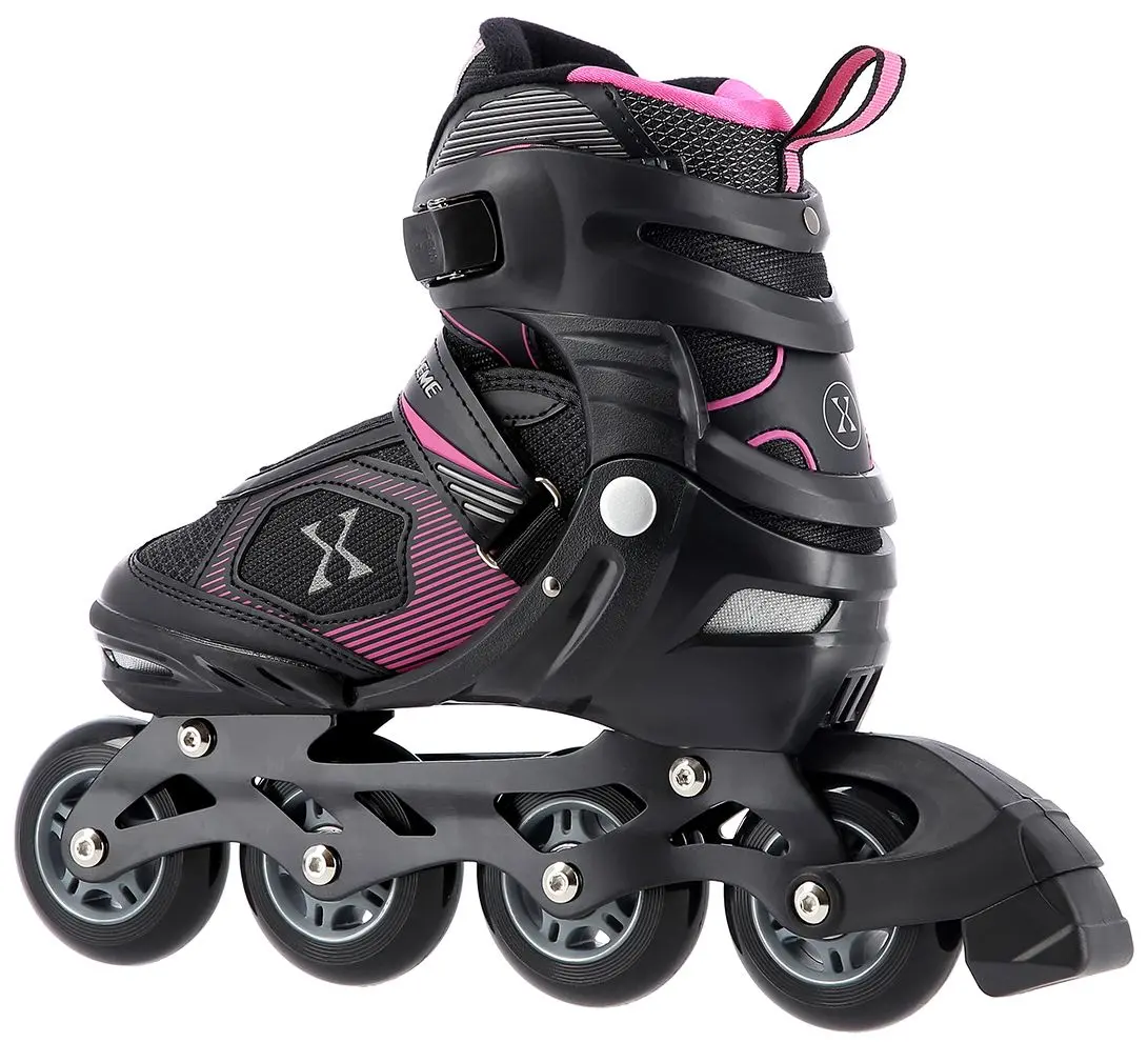 Patine cu rotile Nils Extreme NA9080 35-38 (Black/Purple) - 2
