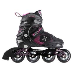 Patine cu rotile Nils Extreme NA9080 35-38 (Black/Purple) Thumb