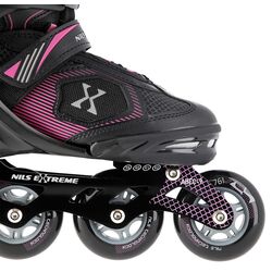 Patine cu rotile Nils Extreme NA9080 35-38 (Black/Purple) Thumb