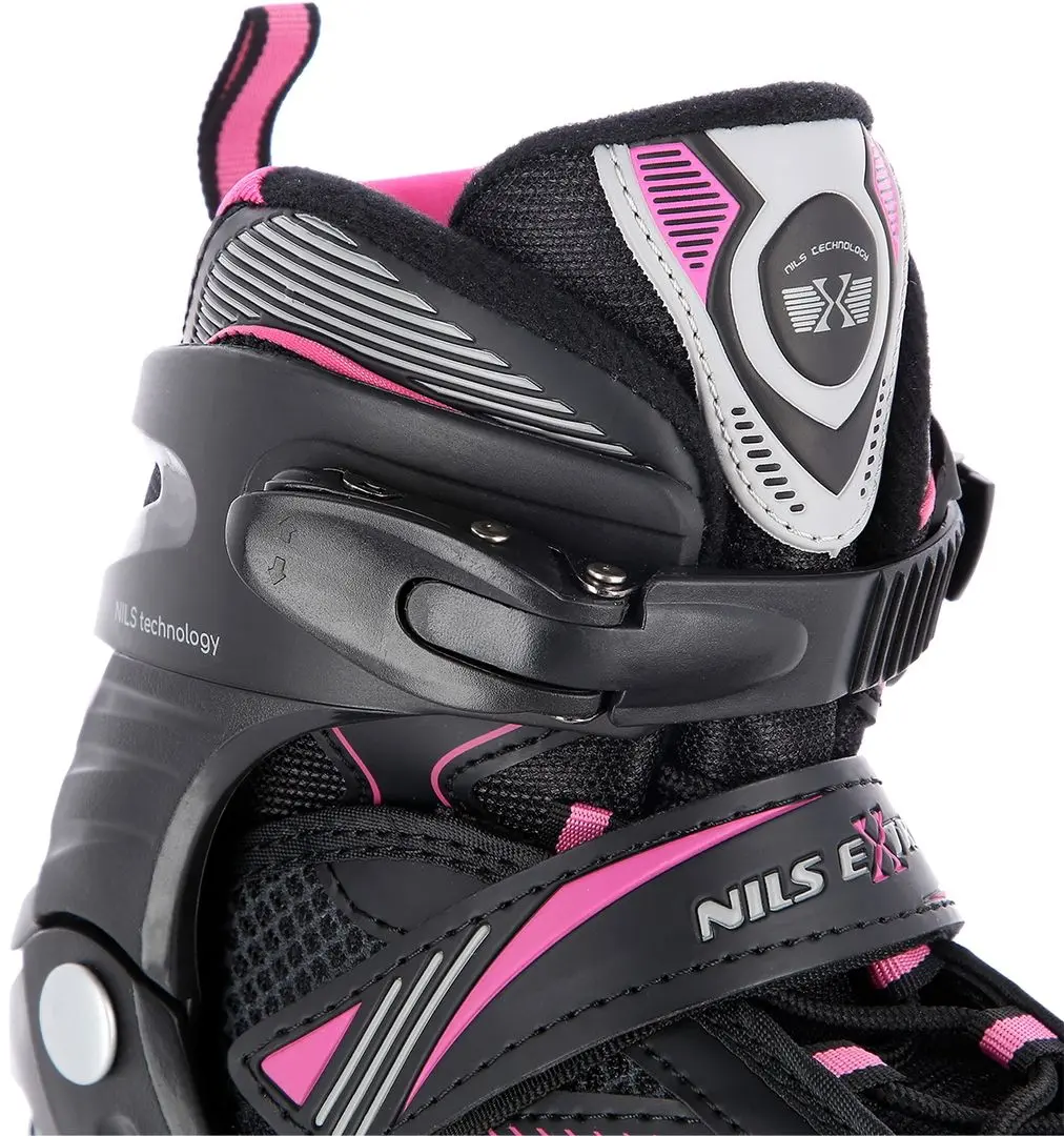 Patine cu rotile Nils Extreme NA9080 35-38 (Black/Purple) - 7