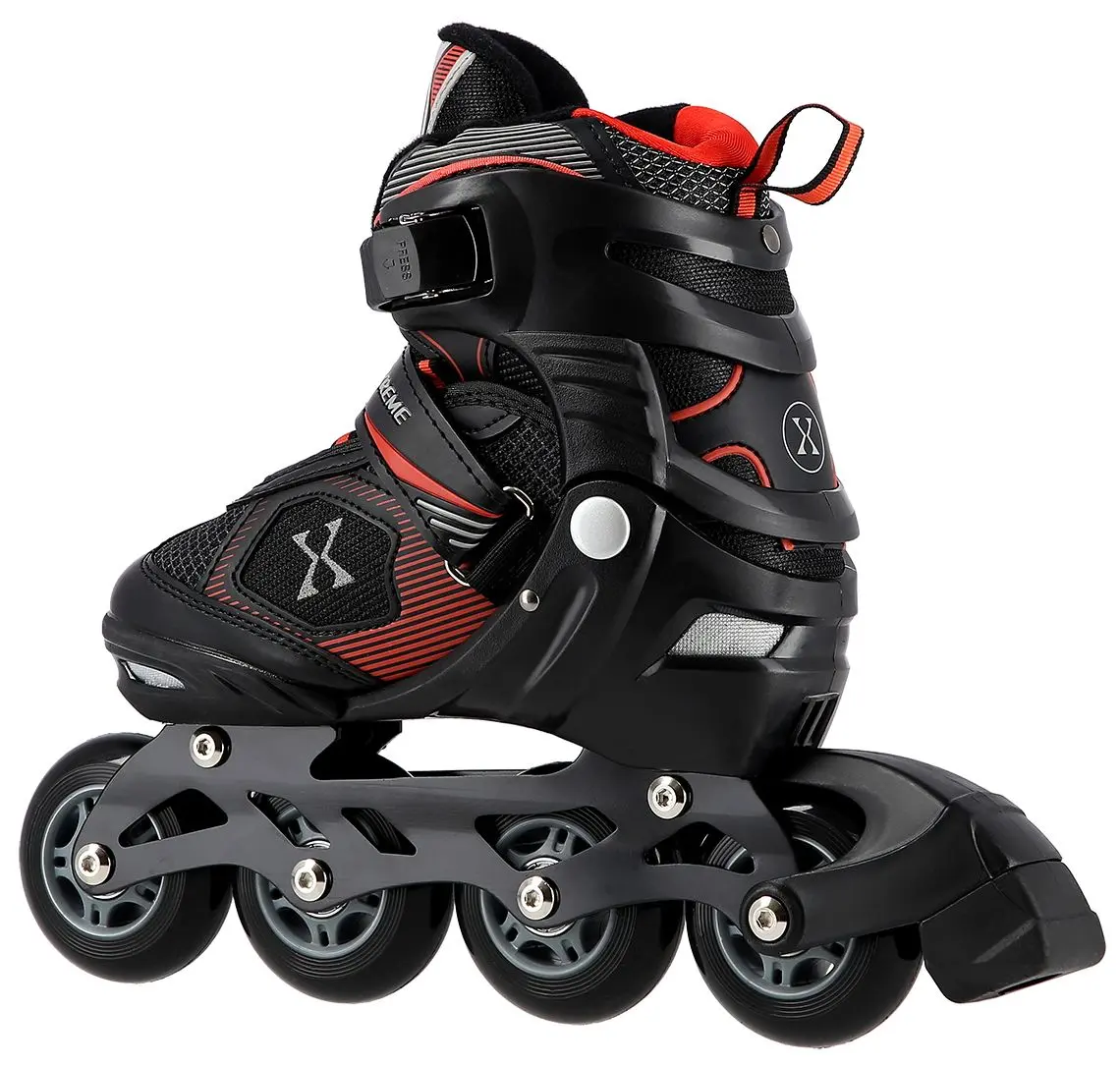 Patine cu rotile Nils Extreme NA9080 35-38 (Black/Red) - 2