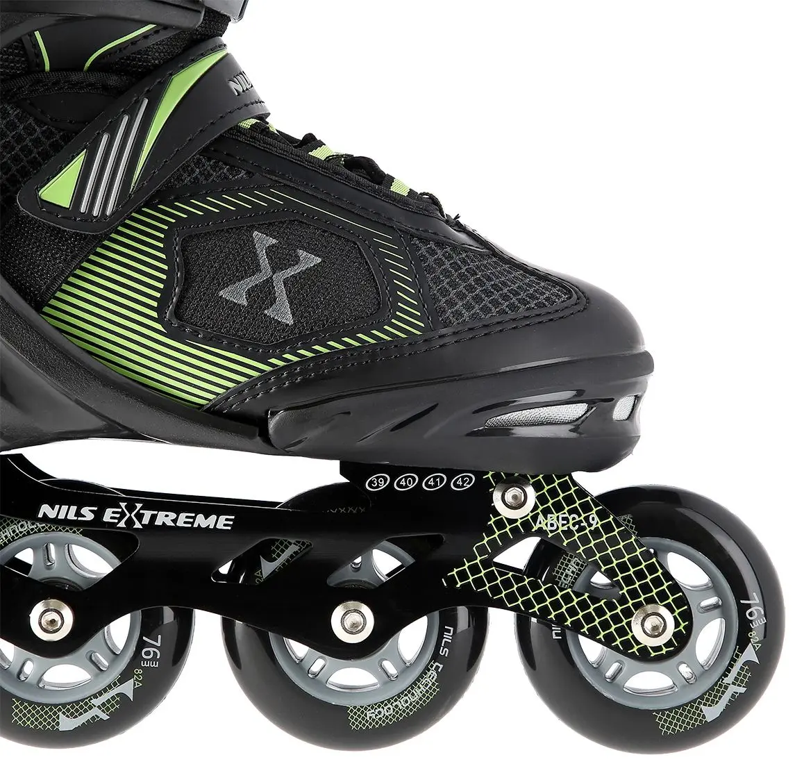 Patine cu rotile Nils Extreme NA9080 39-42 (Black/Green) - 5