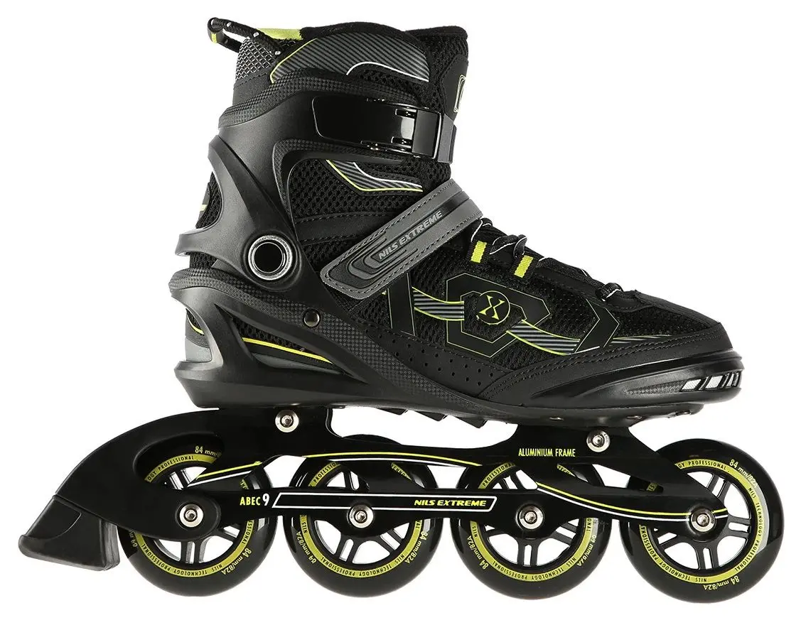 Роликовые коньки Nils Extreme NA9157 40 (Black/Yellow) - 3