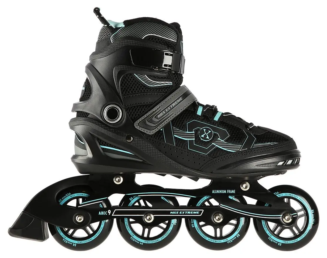Patine cu rotile Nils Extreme NA9157 42 (Black/Mint) - 3
