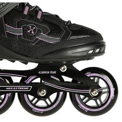 Роликовые коньки Nils Extreme NA9157 43 (Black/Purple) Thumb