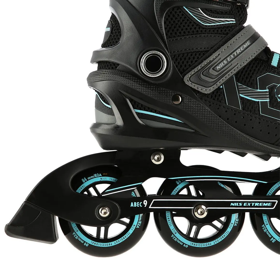 Patine cu rotile Nils Extreme NA9157 44 (Black/Mint) - 5