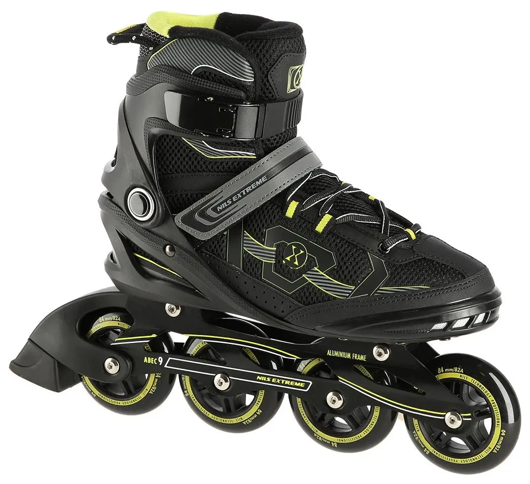 Patine cu rotile Nils Extreme NA9157 44 (Black/Yellow)