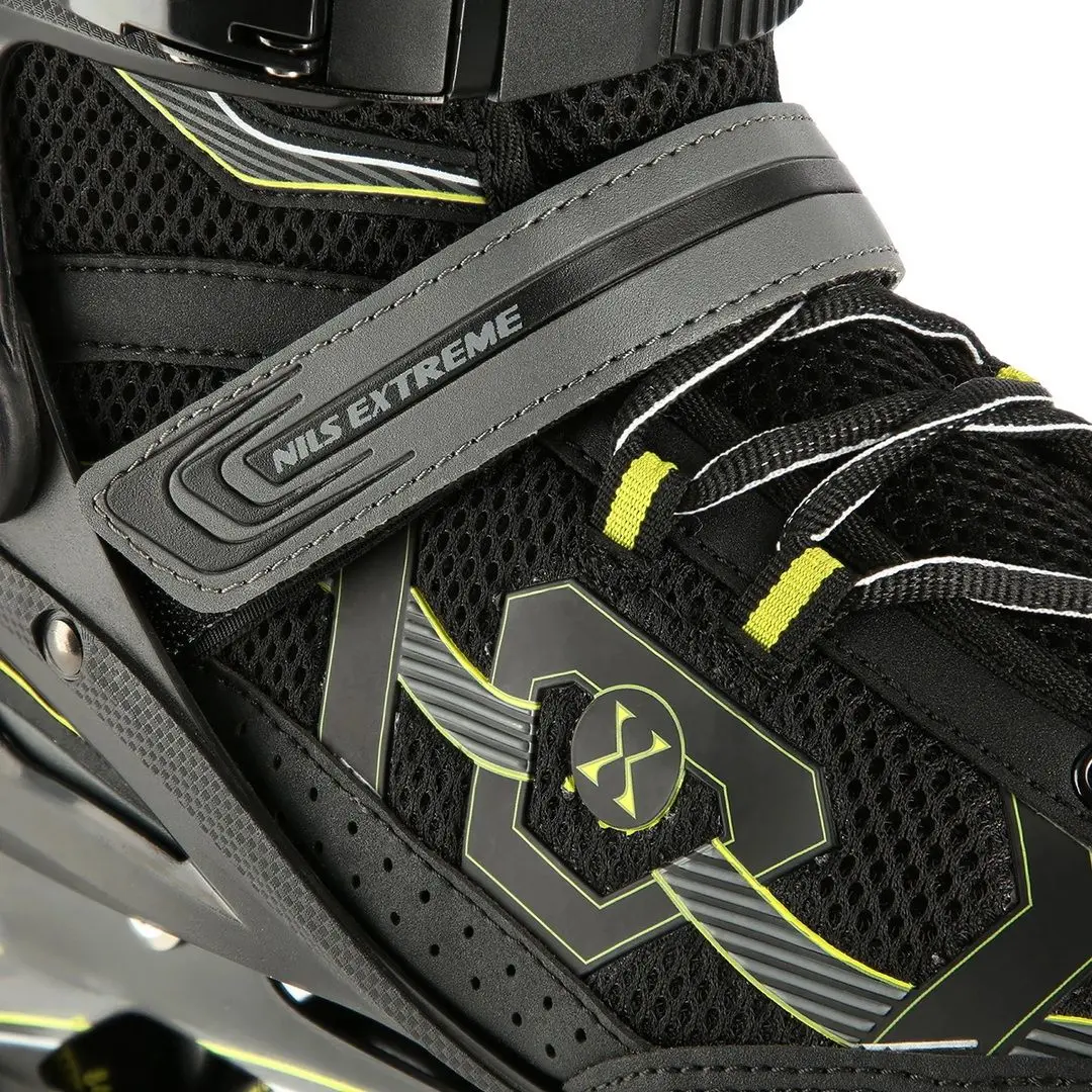 Роликовые коньки Nils Extreme NA9157 45 (Black/Yellow) - 8