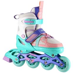 Patine cu rotile Nils Extreme NJ1828A M 35-38 (White/Mint)
