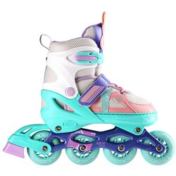 Patine cu rotile Nils Extreme NJ1828A S 31-34 (White/Mint) Thumb