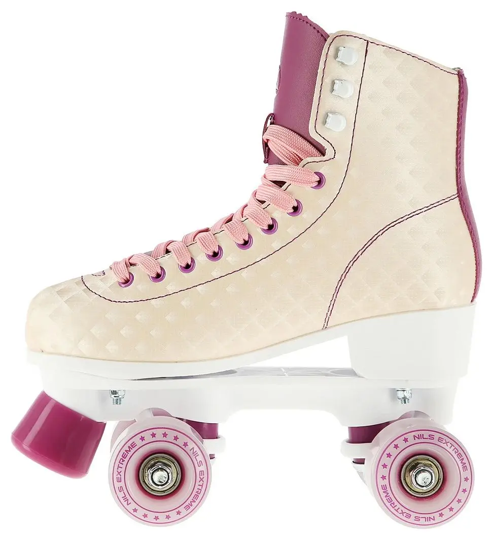 Patine cu rotile Nils Extreme NQ14110 42 (Cream/Pink) - 4