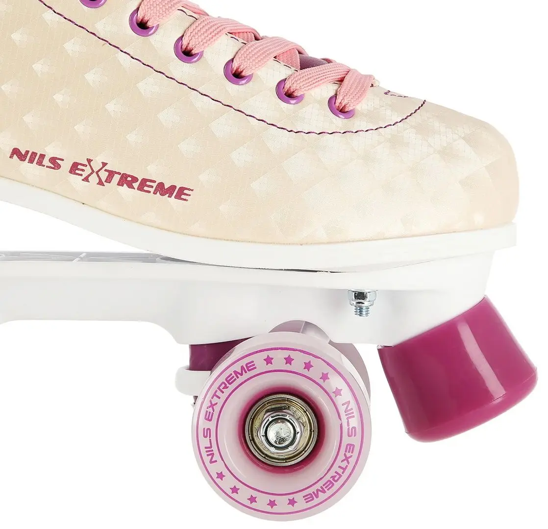 Patine cu rotile Nils Extreme NQ14110 42 (Cream/Pink) - 5