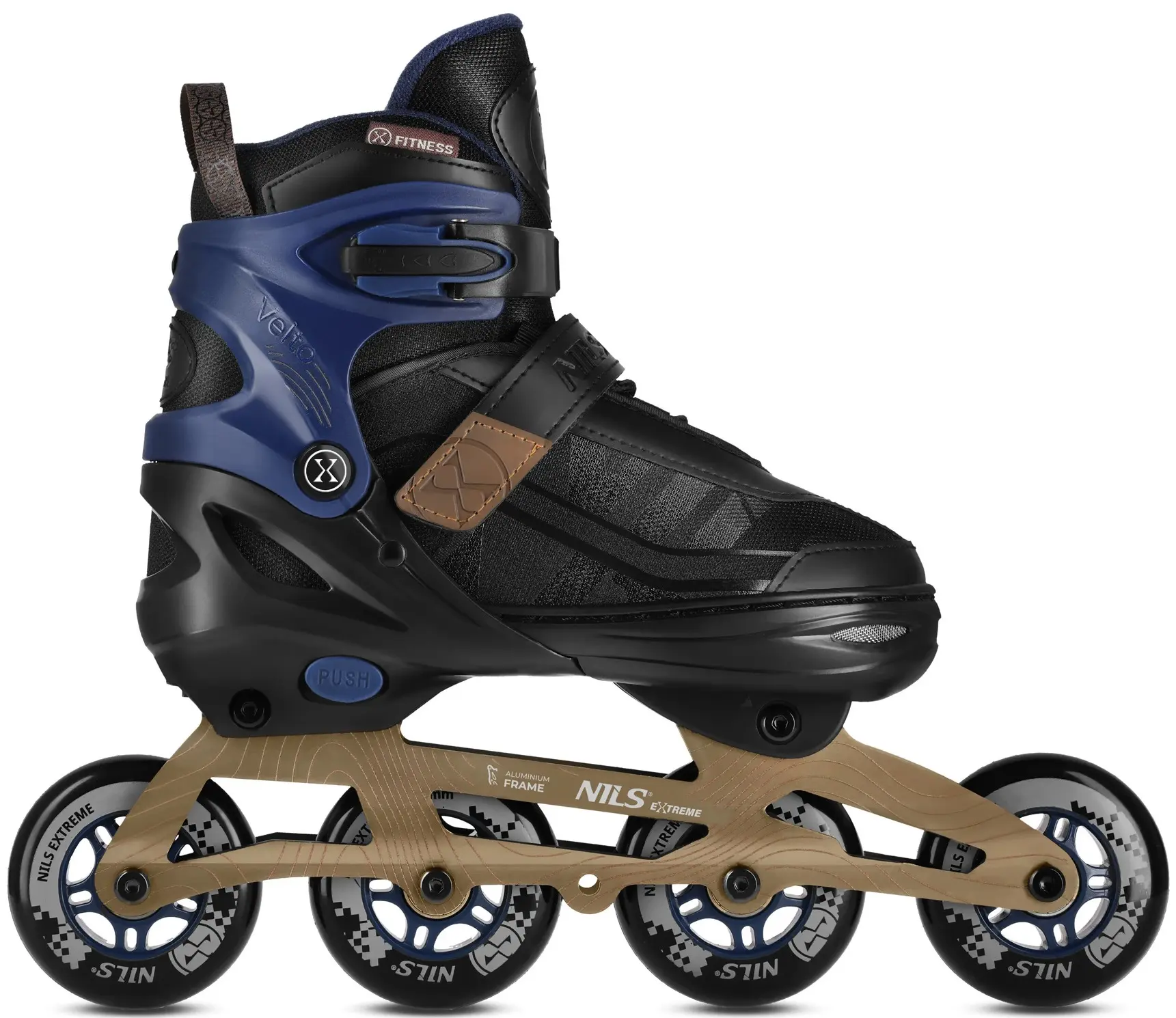 Patine cu rotile Nils Extreme Velto NA684 M 35-38 (Dark Blue) - 2