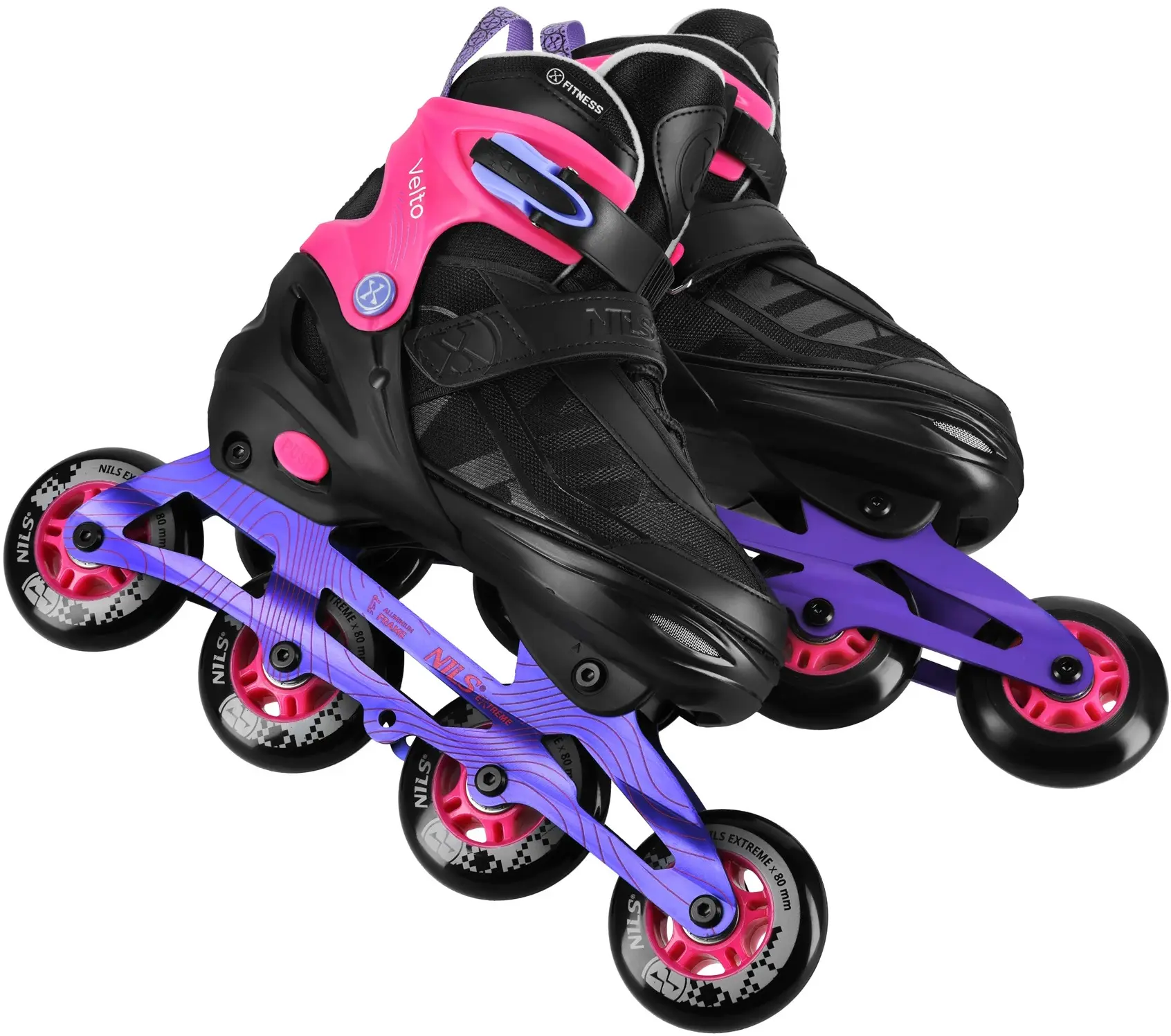 Patine cu rotile Nils Extreme Velto NA684 M 35-38 (Pink) - 4
