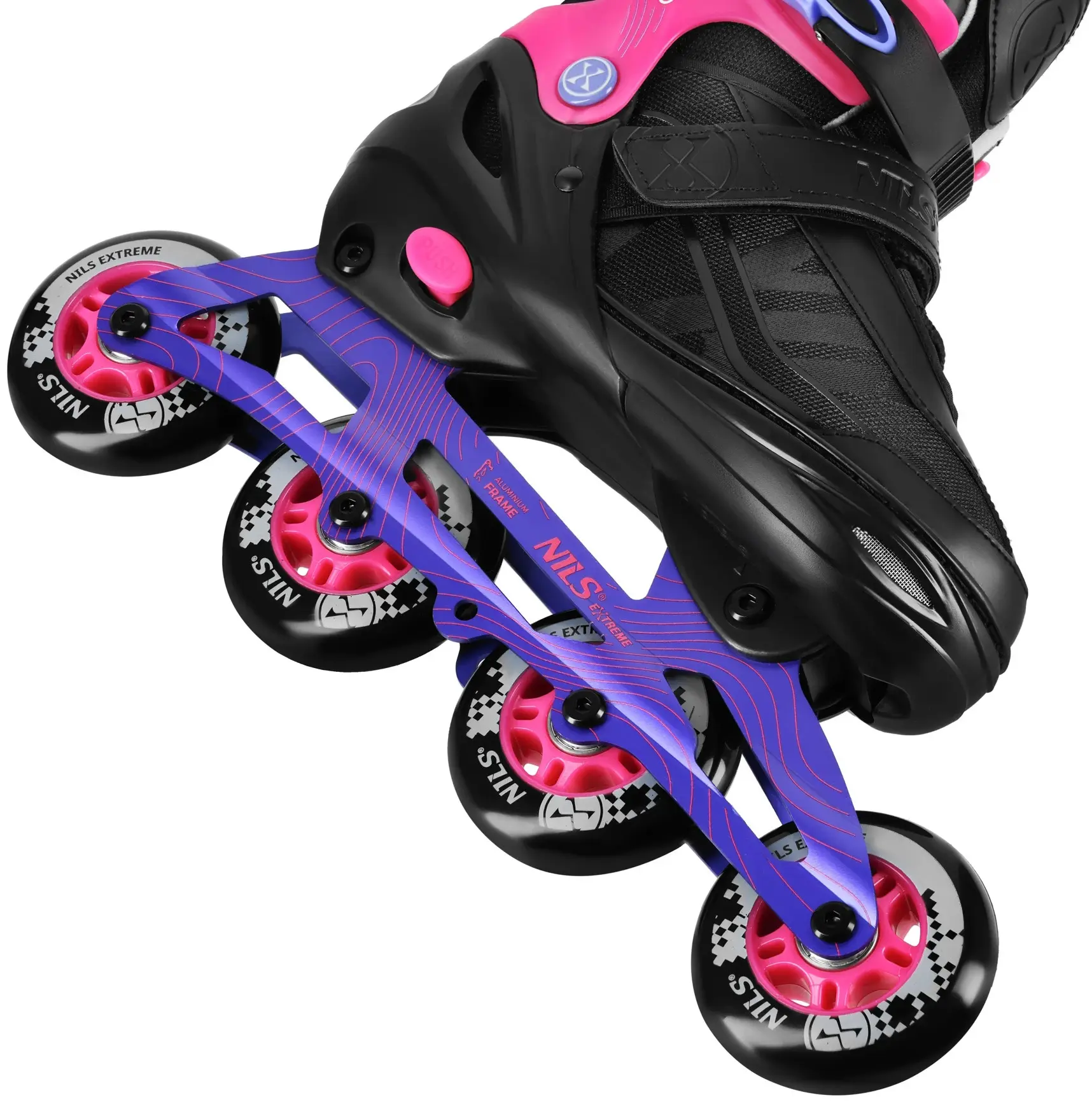 Patine cu rotile Nils Extreme Velto NA684 M 35-38 (Pink) - 6
