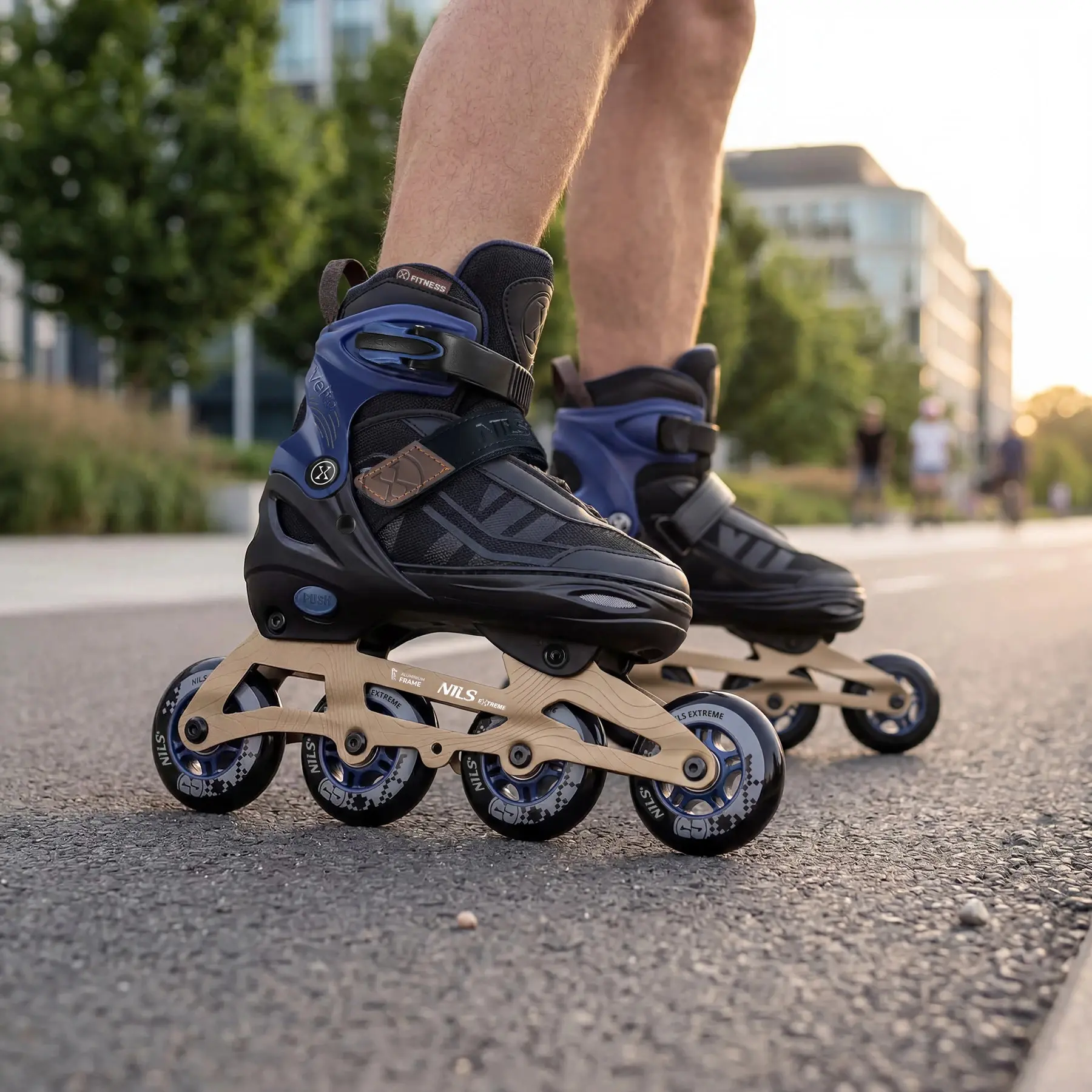 Patine cu rotile Nils Extreme Velto NA684 XL 42-45 (Dark Blue) - 7