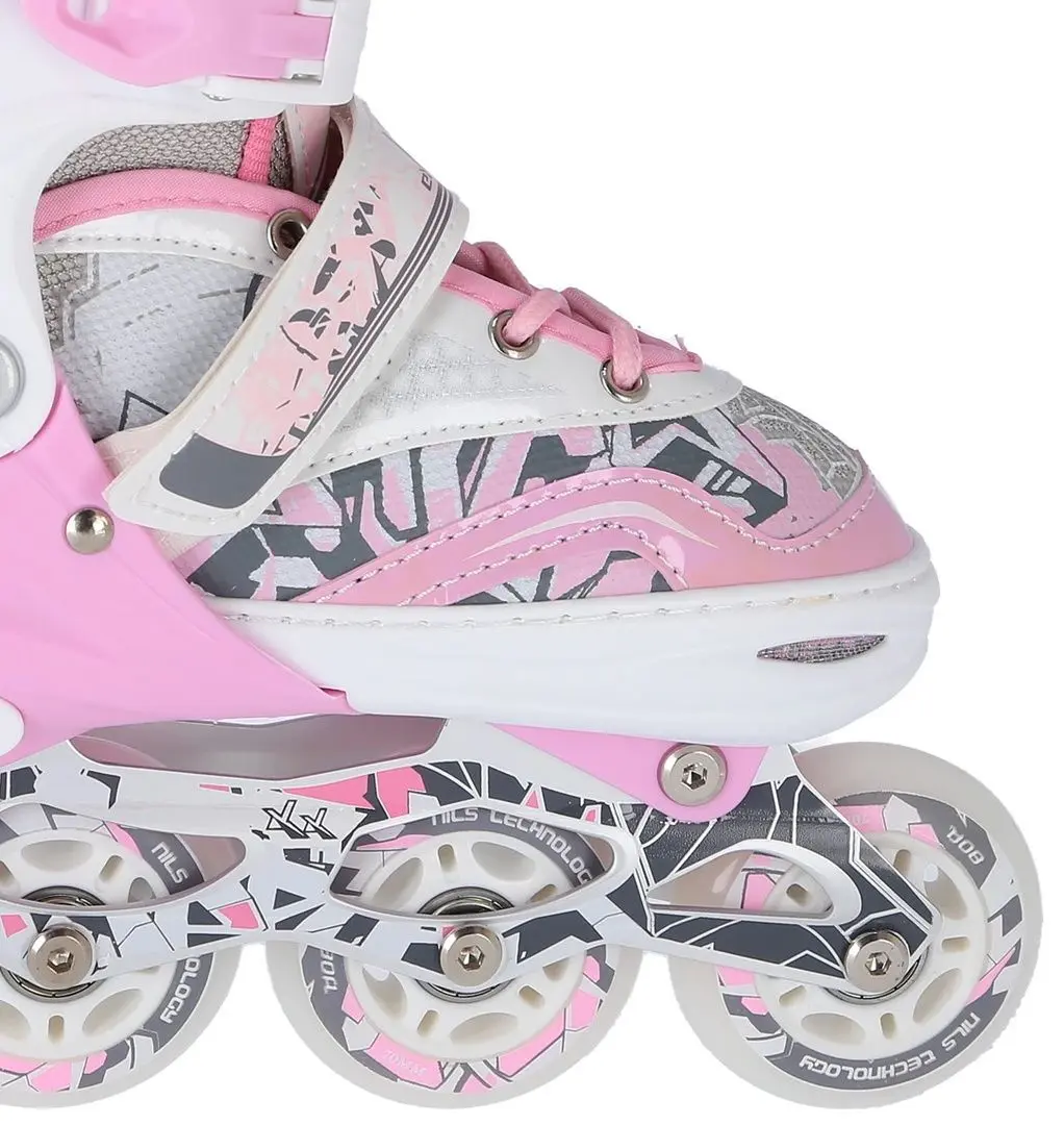 Patine cu rotile Nils Extreme 2in1 NF10927 39-42 (Pink) - 5