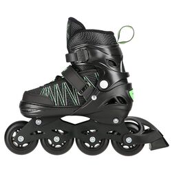 Роликовые коньки Nils Extreme 2in1 NH11912 31-34 (Black/Green) Thumb