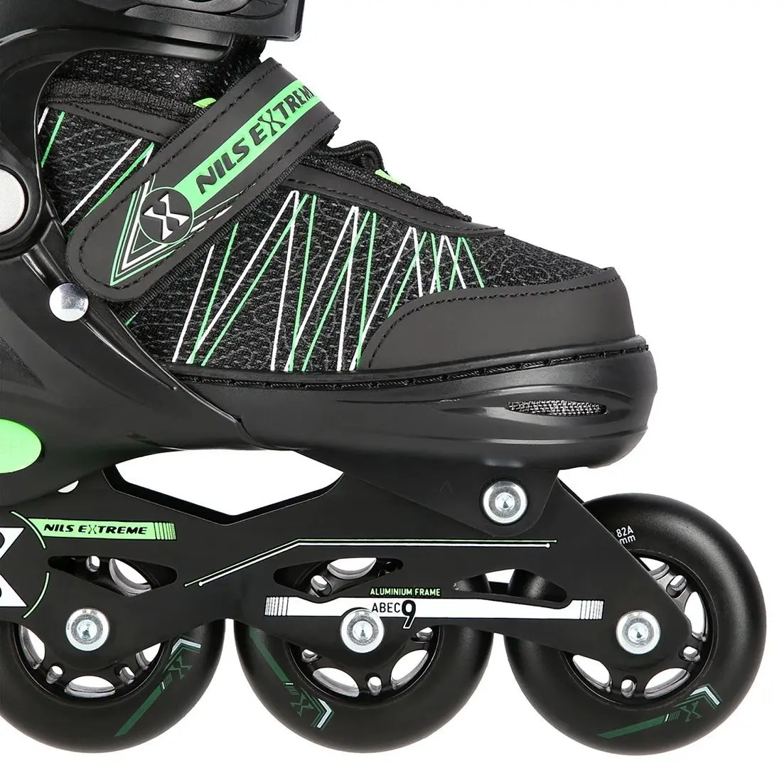 Patine cu rotile Nils Extreme 2in1 NH11912 35-38 (Black/Green)