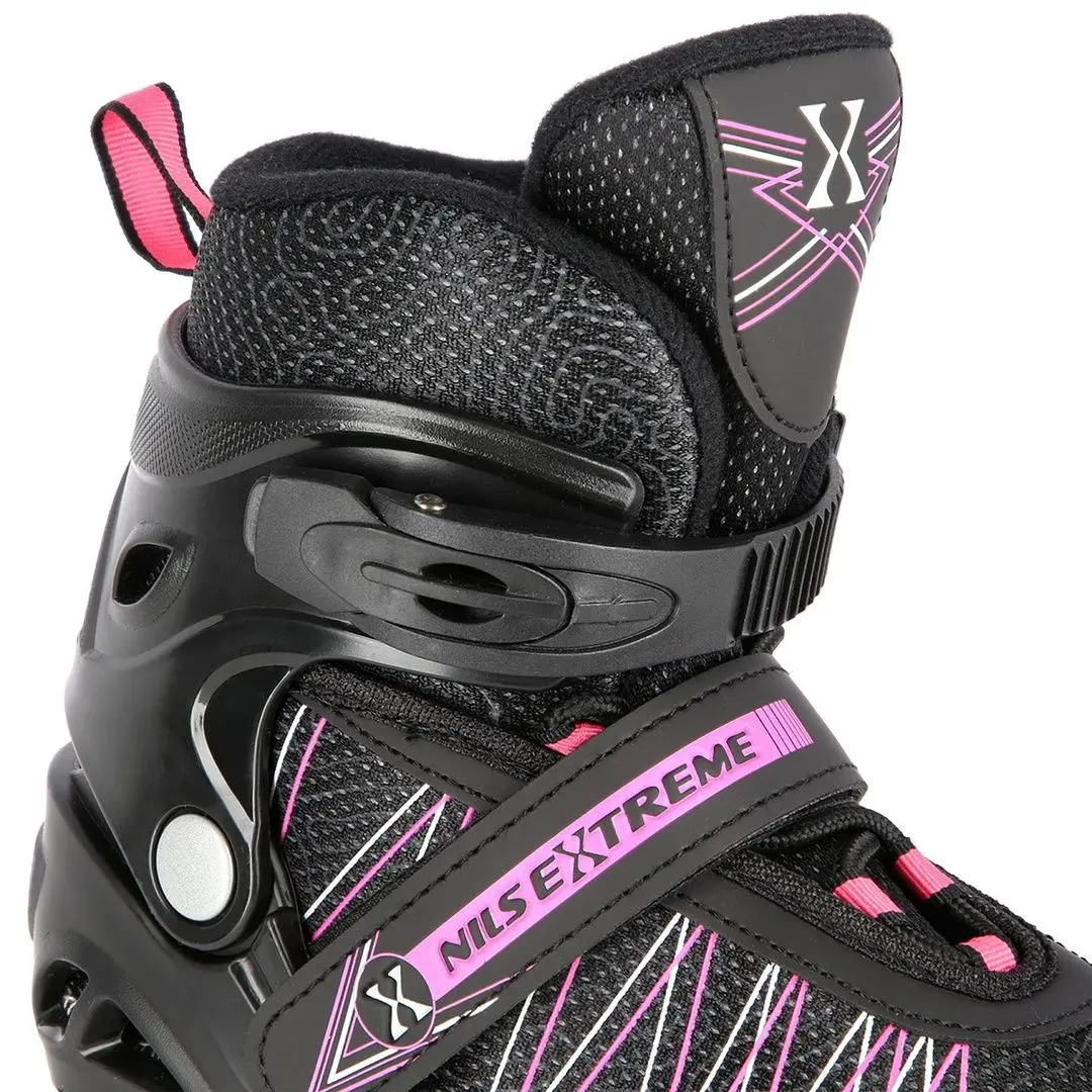 Patine cu rotile Nils Extreme 2in1 NH11912 39-42 (Black/Pink)