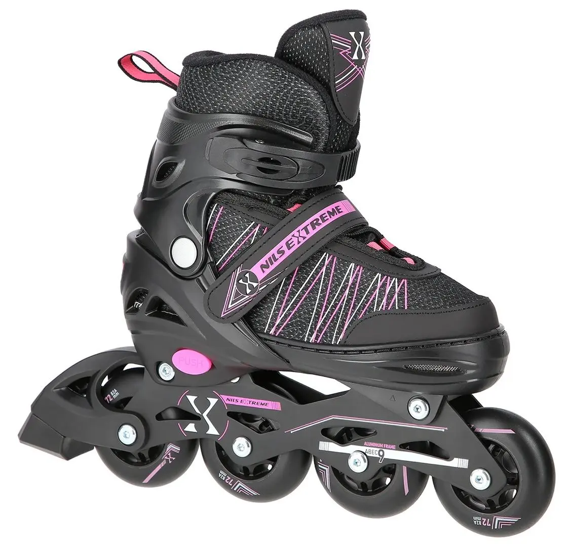 Patine cu rotile Nils Extreme 2in1 NH11912 39-42 (Black/Pink)