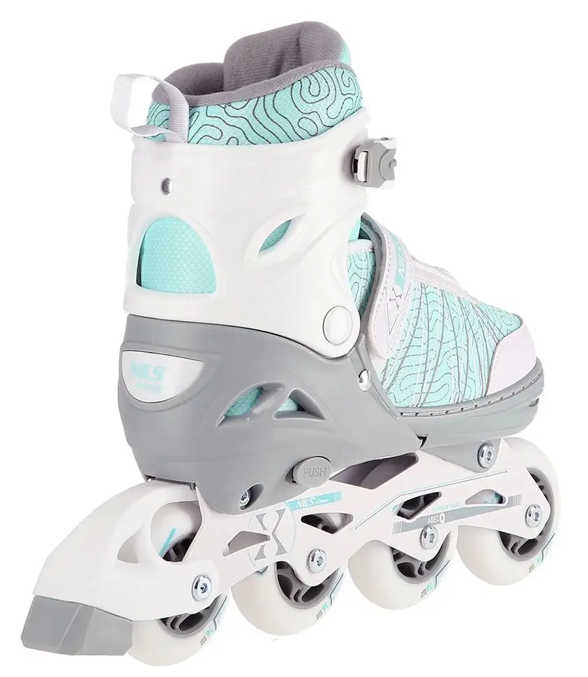 Patine cu rotile Nils Extreme 2in1 NH11912A 35-38 (White/Mint)