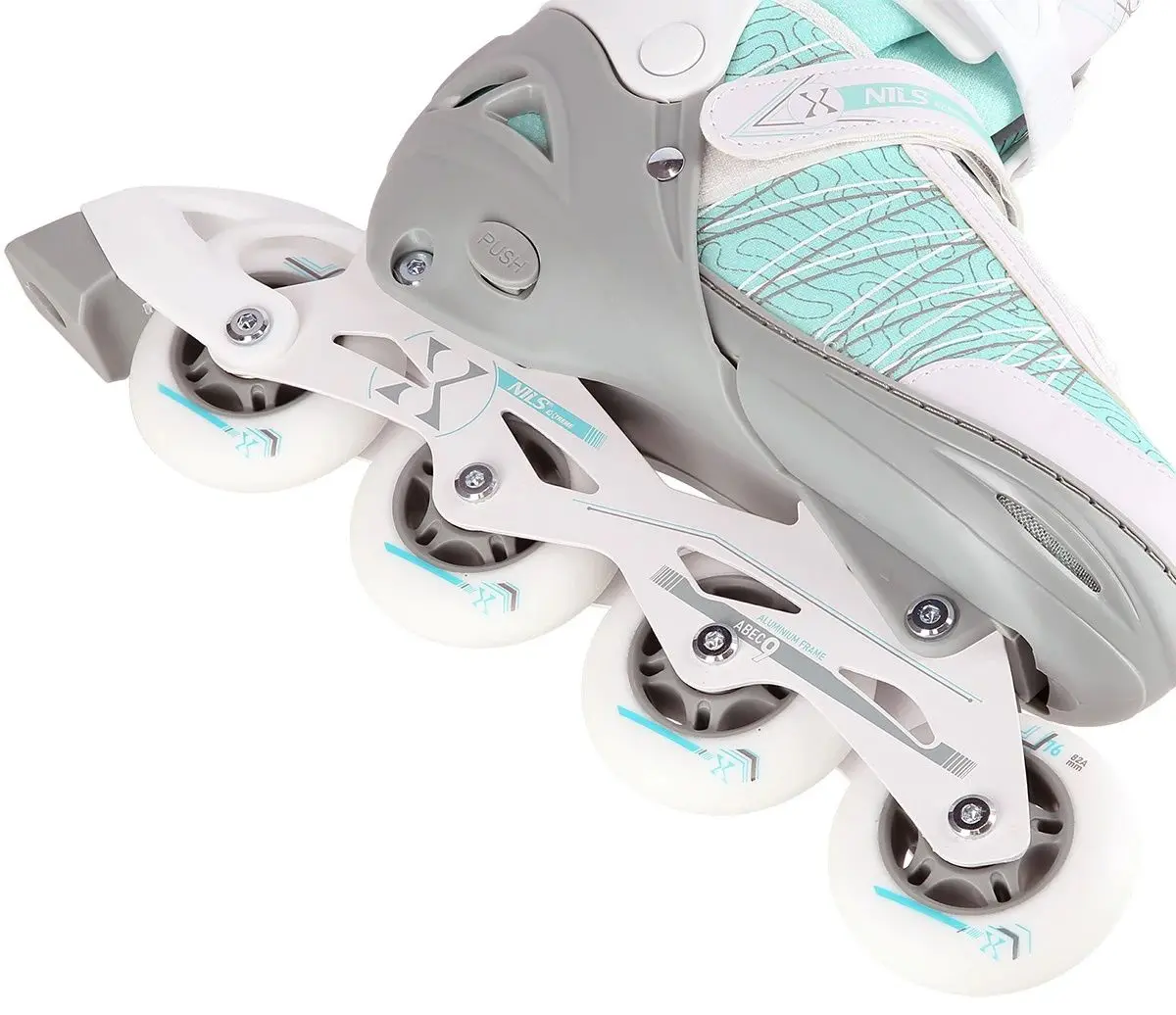 Patine cu rotile Nils Extreme 2in1 NH11912A 39-42 (White/Mint)