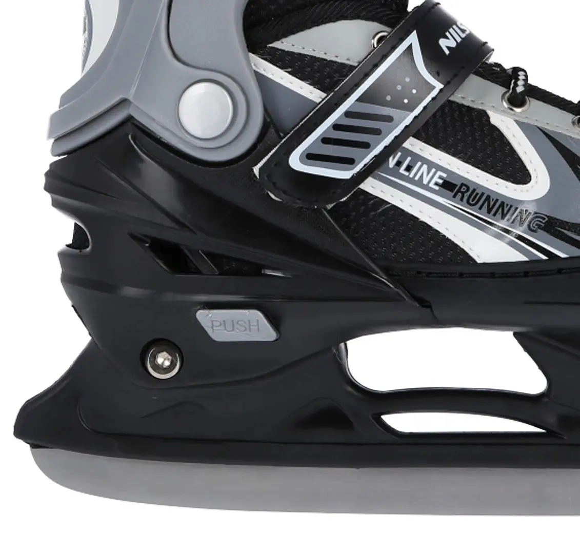 Роликовые коньки Nils Extreme 2in1 NH18188 29-33 (Black/Grey) - 5