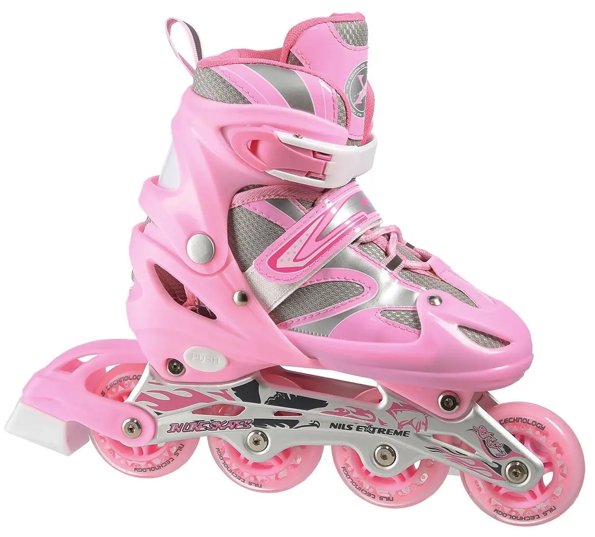 Patine cu rotile Nils Extreme 2in1 NH18366 39-42 (Pink)