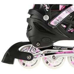 Patine cu rotile Nils Extreme 4in1 LED NH10905 35-38 (Black/Pink) Thumb