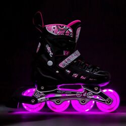 Patine cu rotile Nils Extreme 4in1 LED NH10905 35-38 (Black/Pink) Thumb