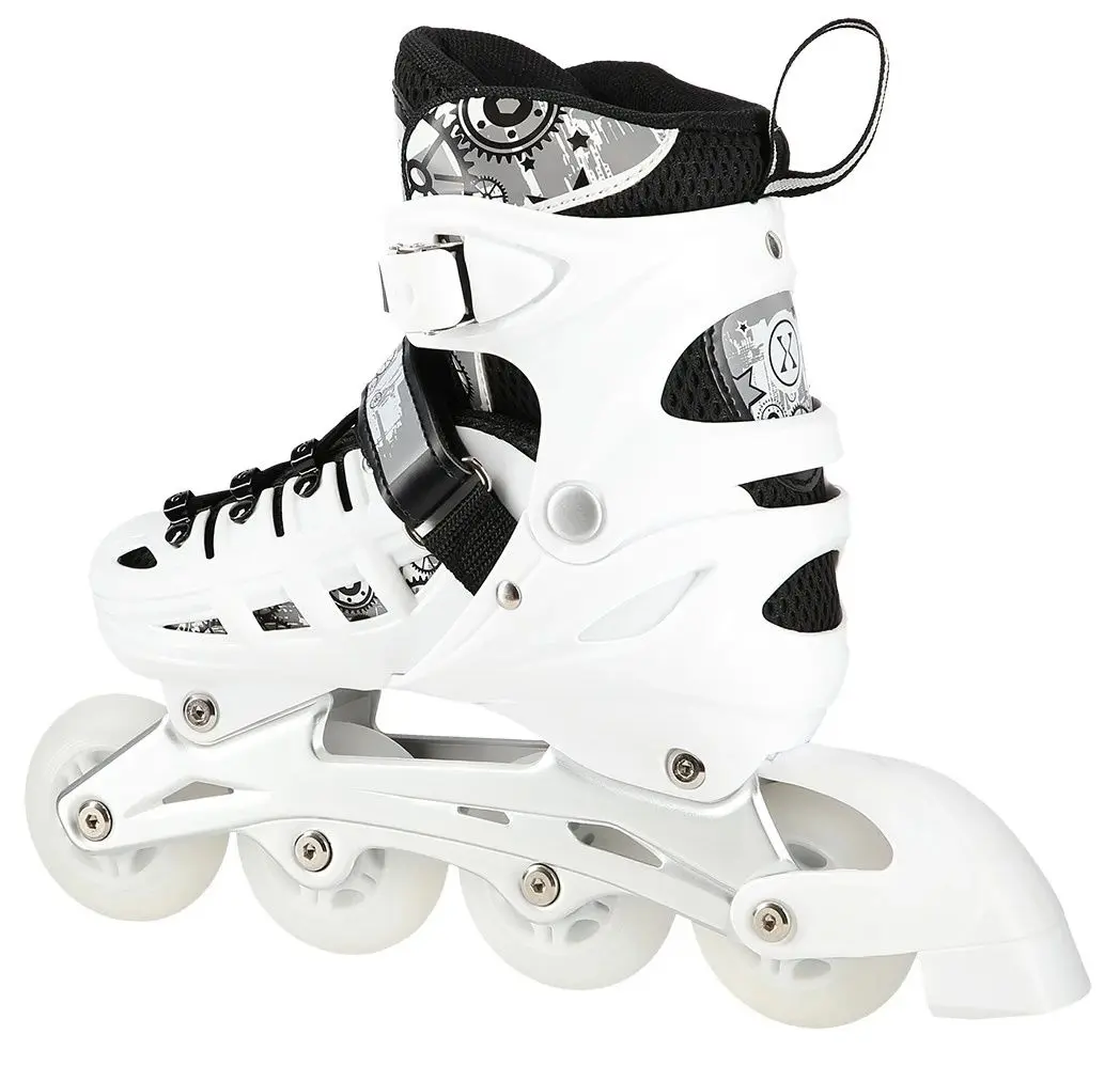 Роликовые коньки Nils Extreme 4in1 LED NH10905 39-42 (White) - 5