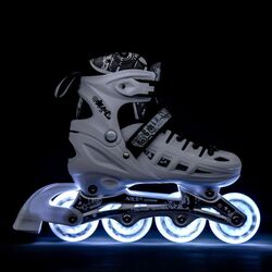 Роликовые коньки Nils Extreme 4in1 LED NH10905 39-42 (White) Thumb