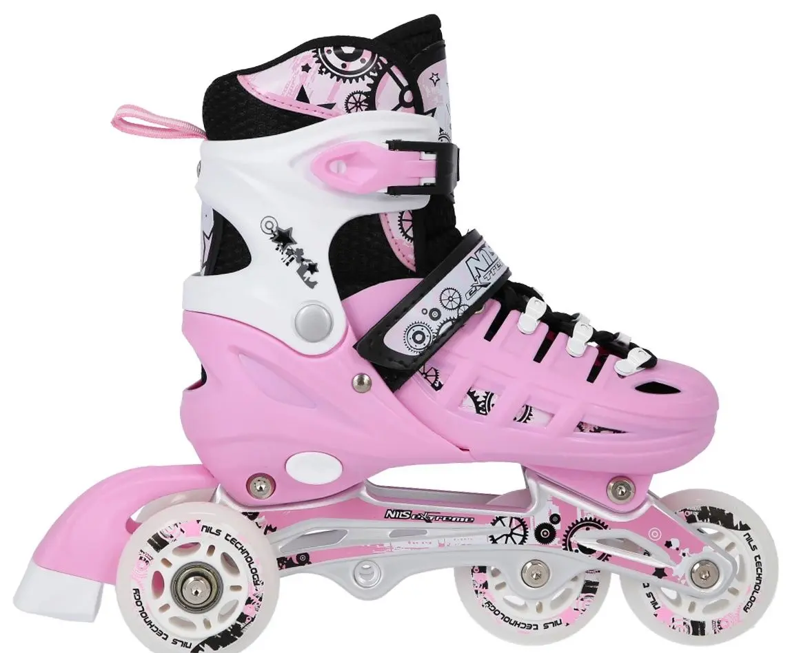 Patine cu rotile Nils Extreme 4in1 NH10905 39-42 (Pink) - 4