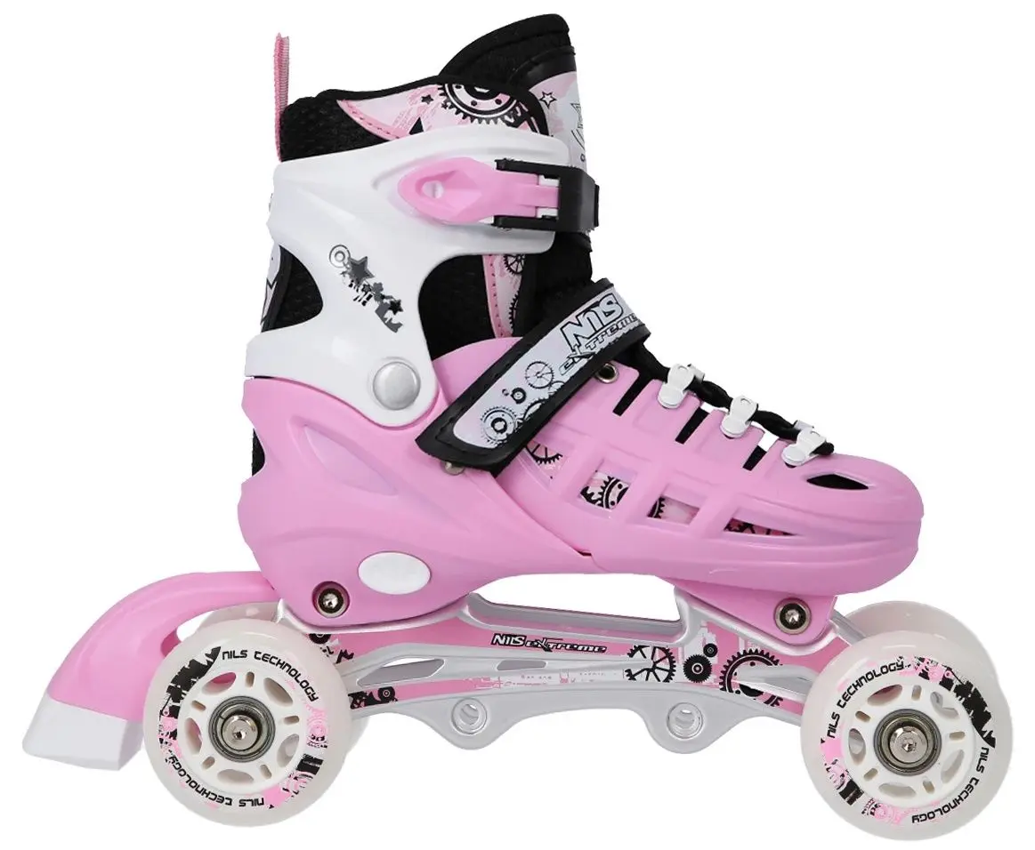 Patine cu rotile Nils Extreme 4in1 NH10905 39-42 (Pink) - 5