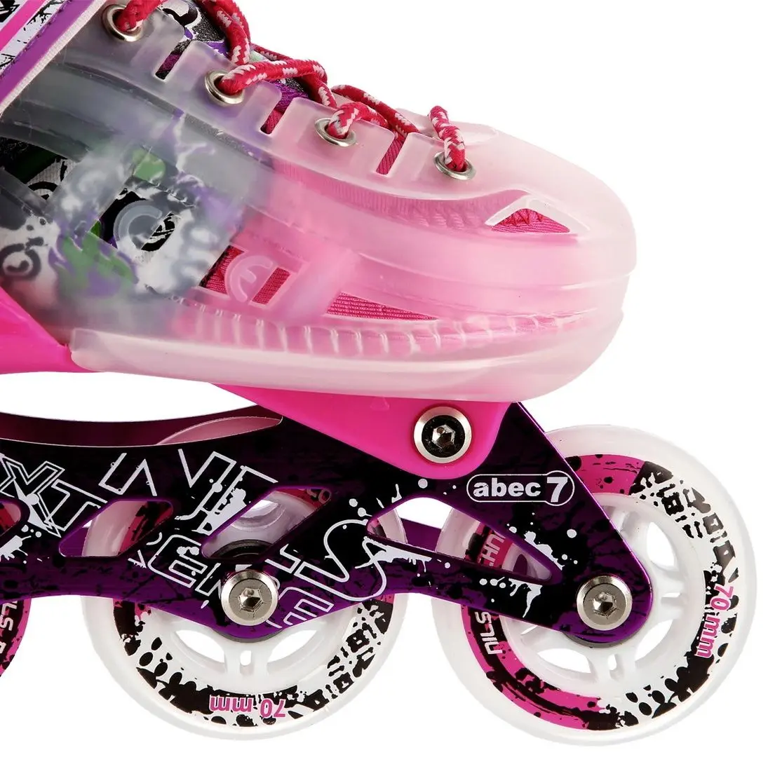 Patine cu rotile Nils Extreme 4in1 NH18122 39-43 (Pink) - 5