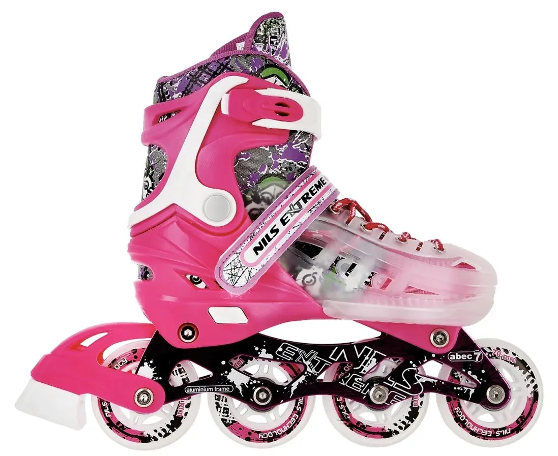 Patine cu rotile Nils Extreme 4in1 NH18122 39-43 (Pink)