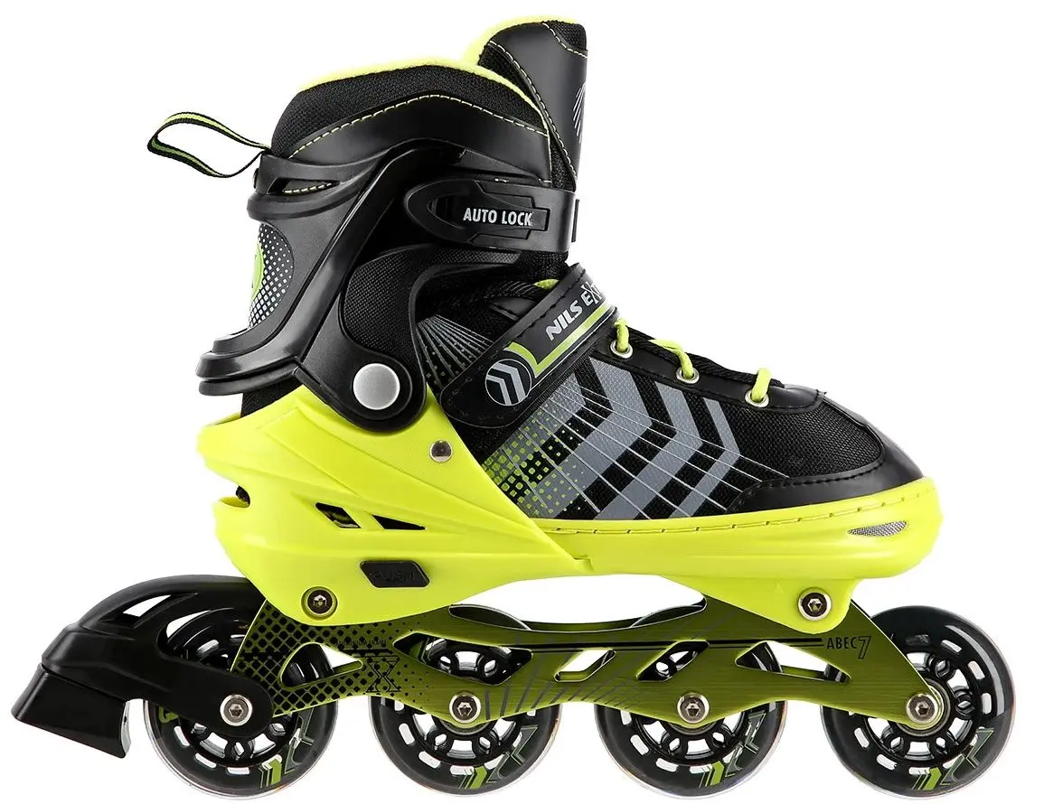 Patine cu rotile Nils Extreme 4in1 NH18192 34-38 (Black/Green)