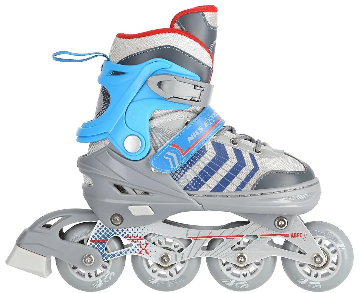 Patine cu rotile Nils Extreme 4in1 NH18192 34-38 (Grey/Blue)