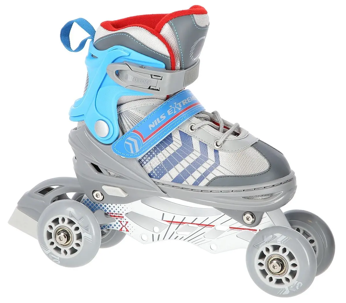 Patine cu rotile Nils Extreme 4in1 NH18192 39-43 (Grey/Blue) - 5