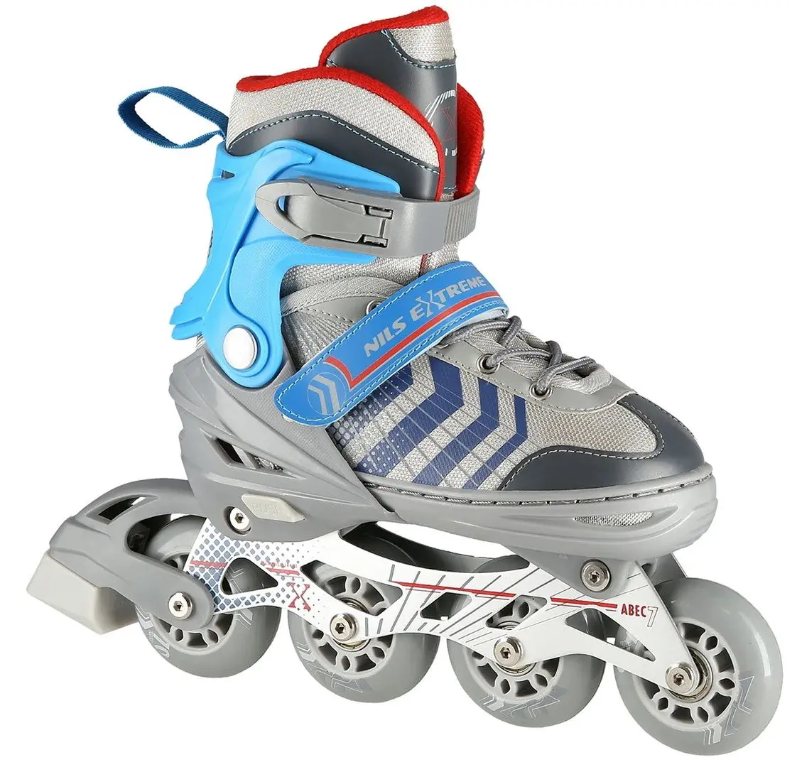 Patine cu rotile Nils Extreme 4in1 NH18192 39-43 (Grey/Blue)