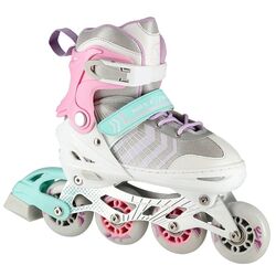 Patine cu rotile Nils Extreme 4in1 NH18192 39-43 (Pink/Grey)