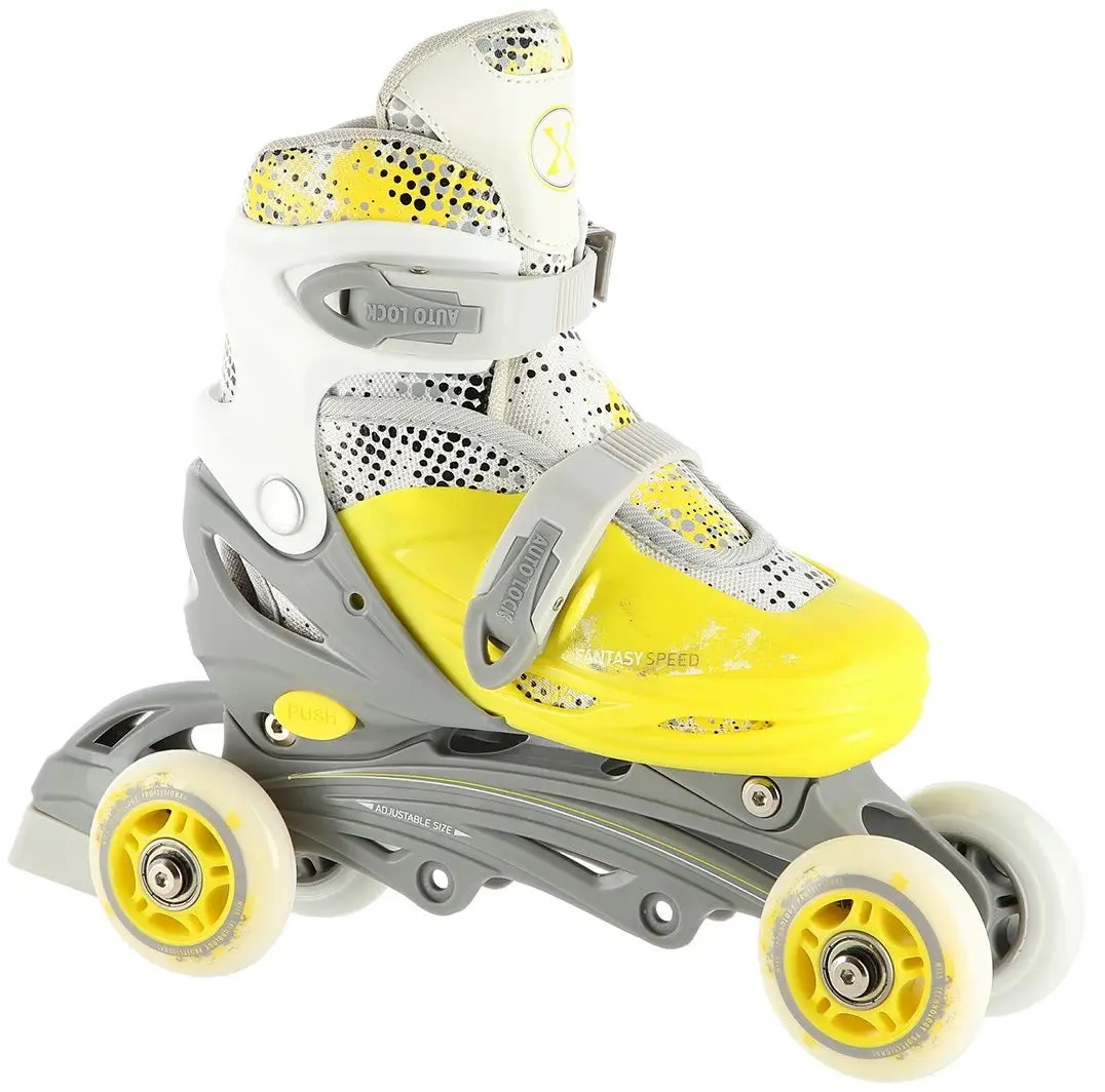 Patine cu rotile Nils Extreme 4in1 NH18331 35-38 (Lime/Grey) - 3