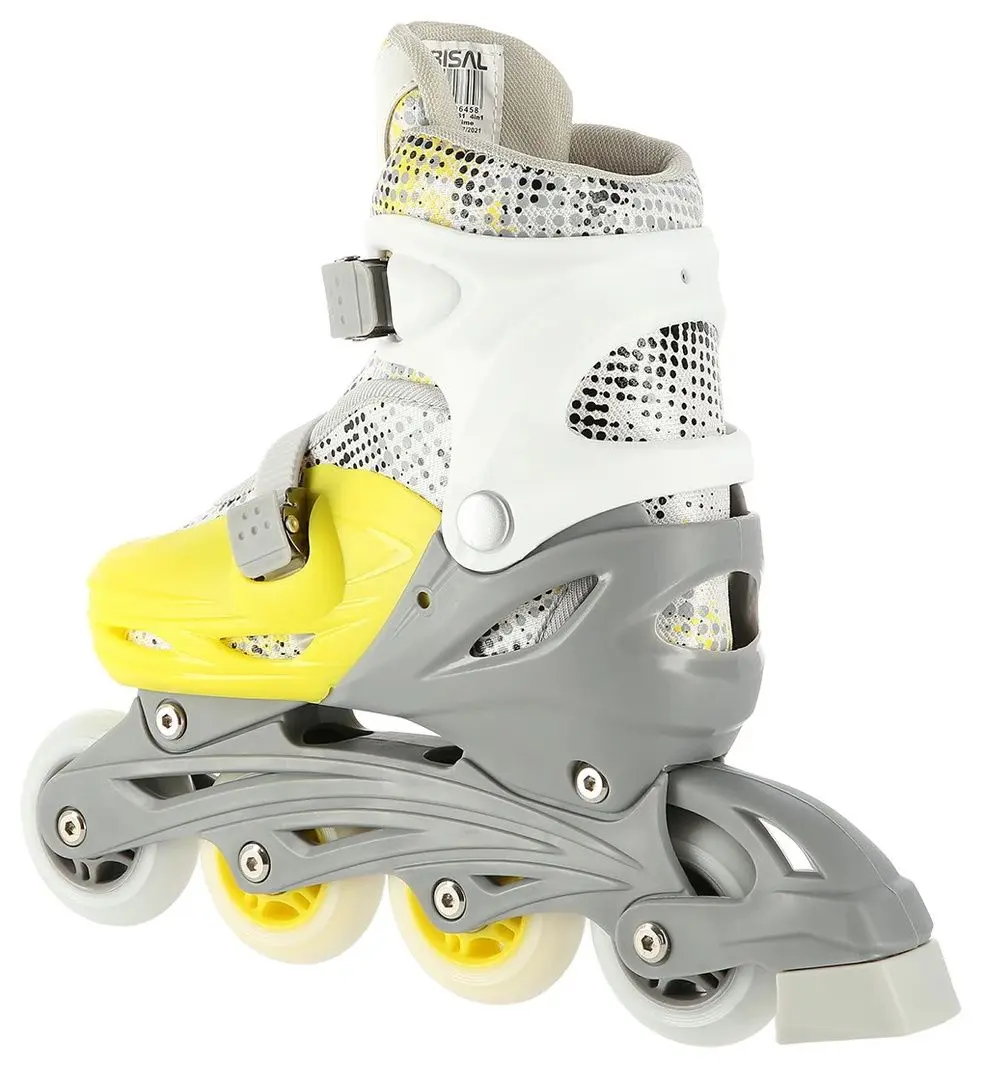 Patine cu rotile Nils Extreme 4in1 NH18331 35-38 (Lime/Grey) - 6