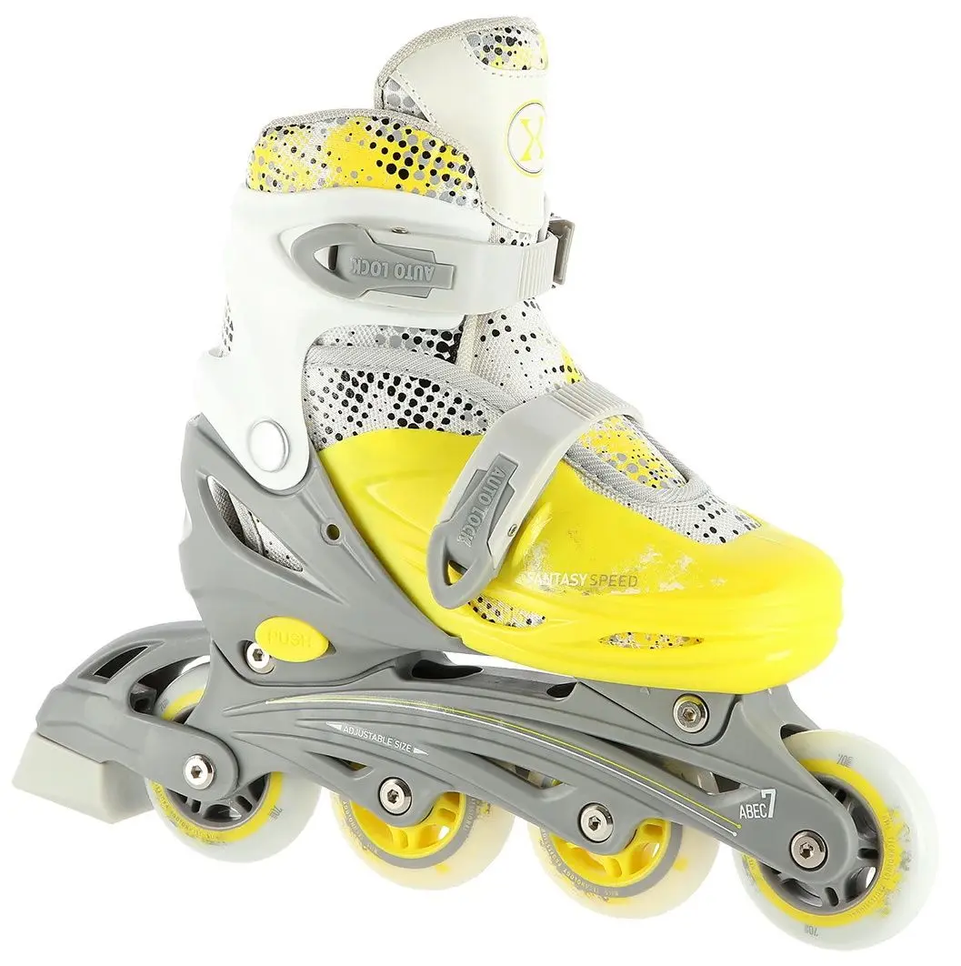 Patine cu rotile Nils Extreme 4in1 NH18331 35-38 (Lime/Grey)