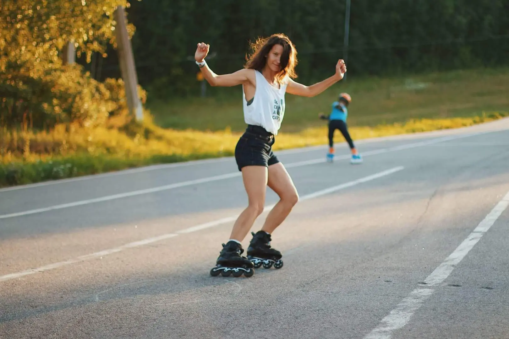 Patine cu rotile Power Superb 9087 39-42 (Black)