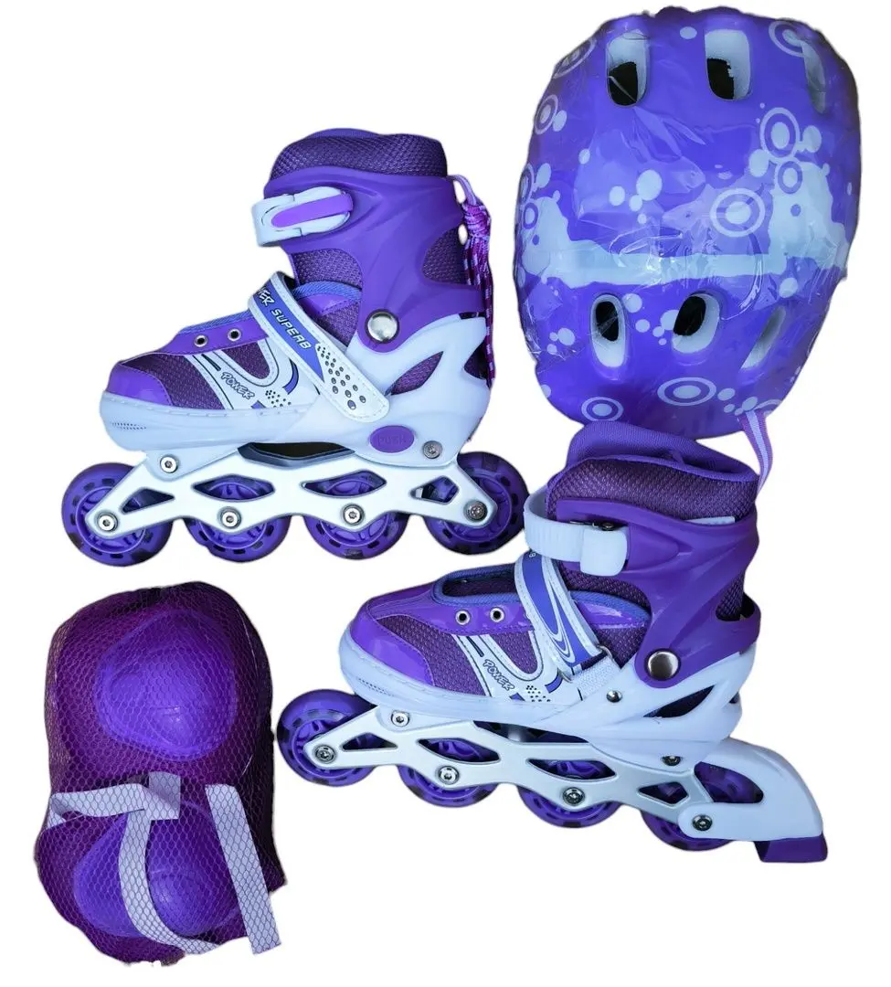 Роликовые коньки Power Superb 963 35-38 (Violet) - 3