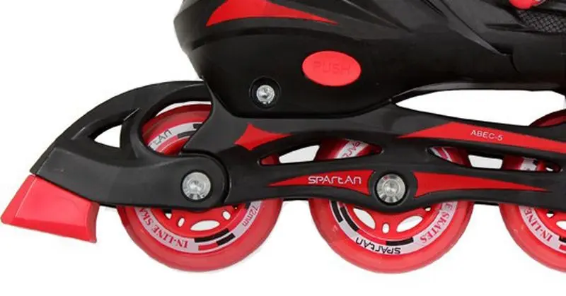 Роликовые коньки Spartan Fun Soft 30-33 (Black/Red)