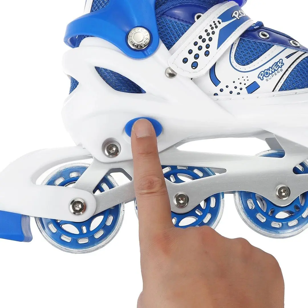Patine cu role Sport Power Superb 31-34 84024 (Blue/White) - 8