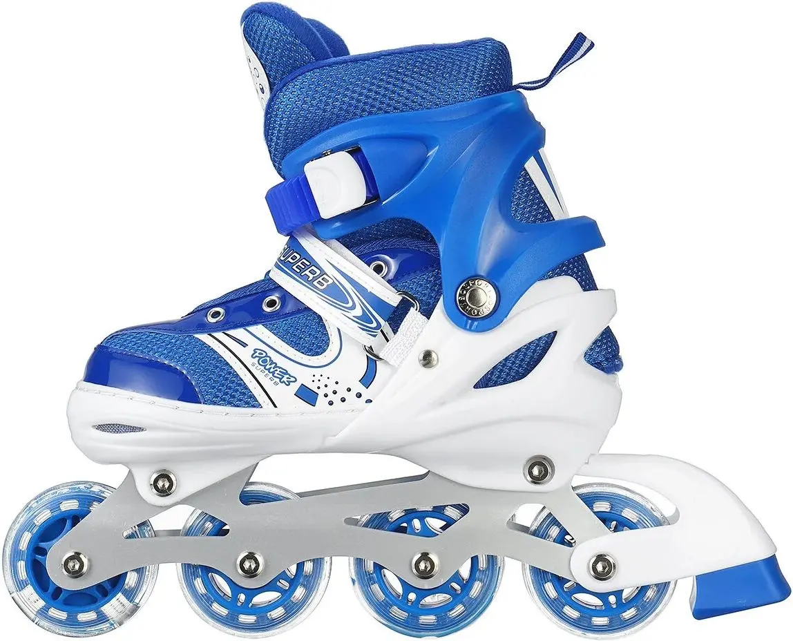 Patine cu role Sport Power Superb 31-34 84024 (Blue/White) - 2